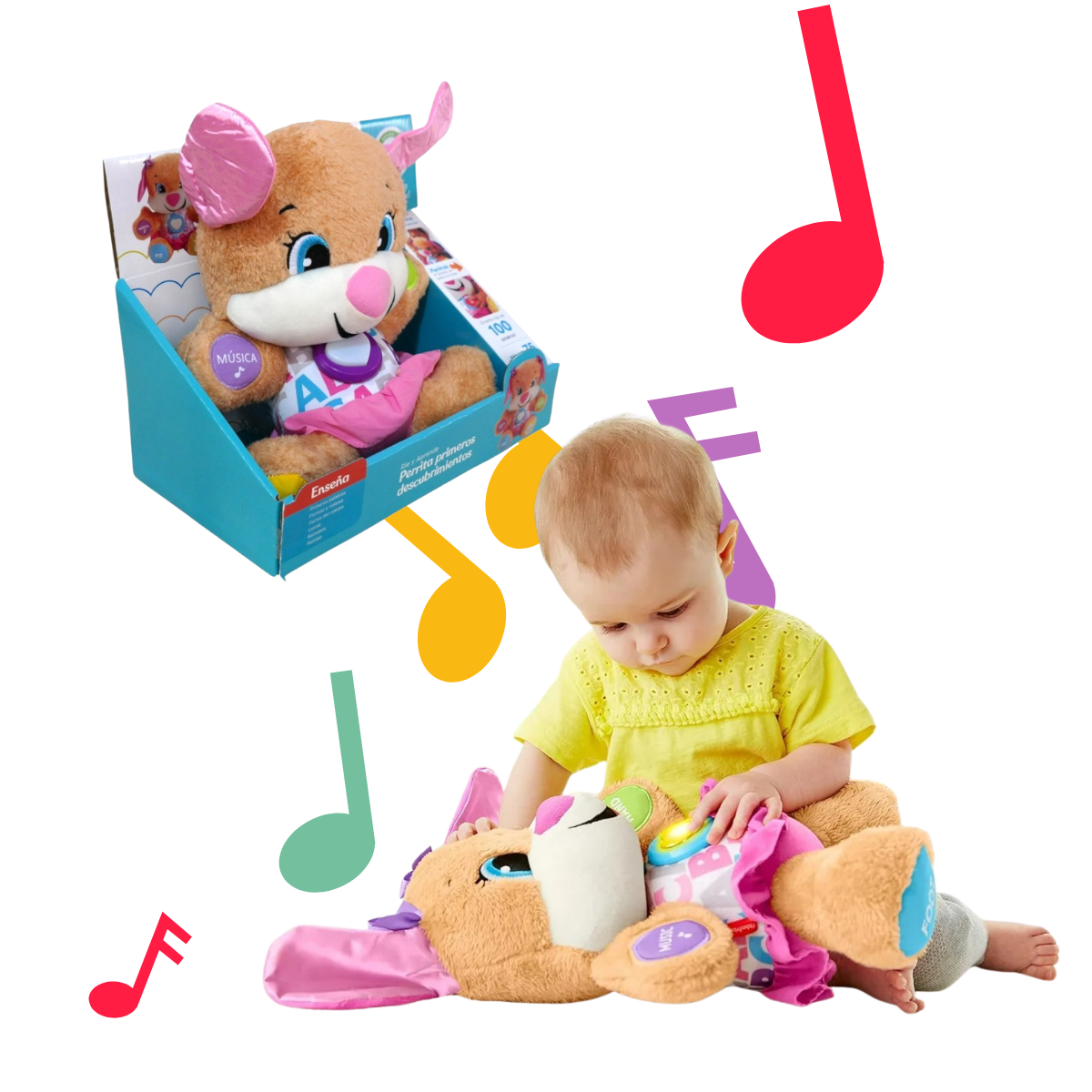Muñeco Aprende conmigo - interactivo