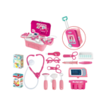 Juguete Maleta De Doctora Para Niñas 3 En 1 Con Accesorios - Imagen 5
