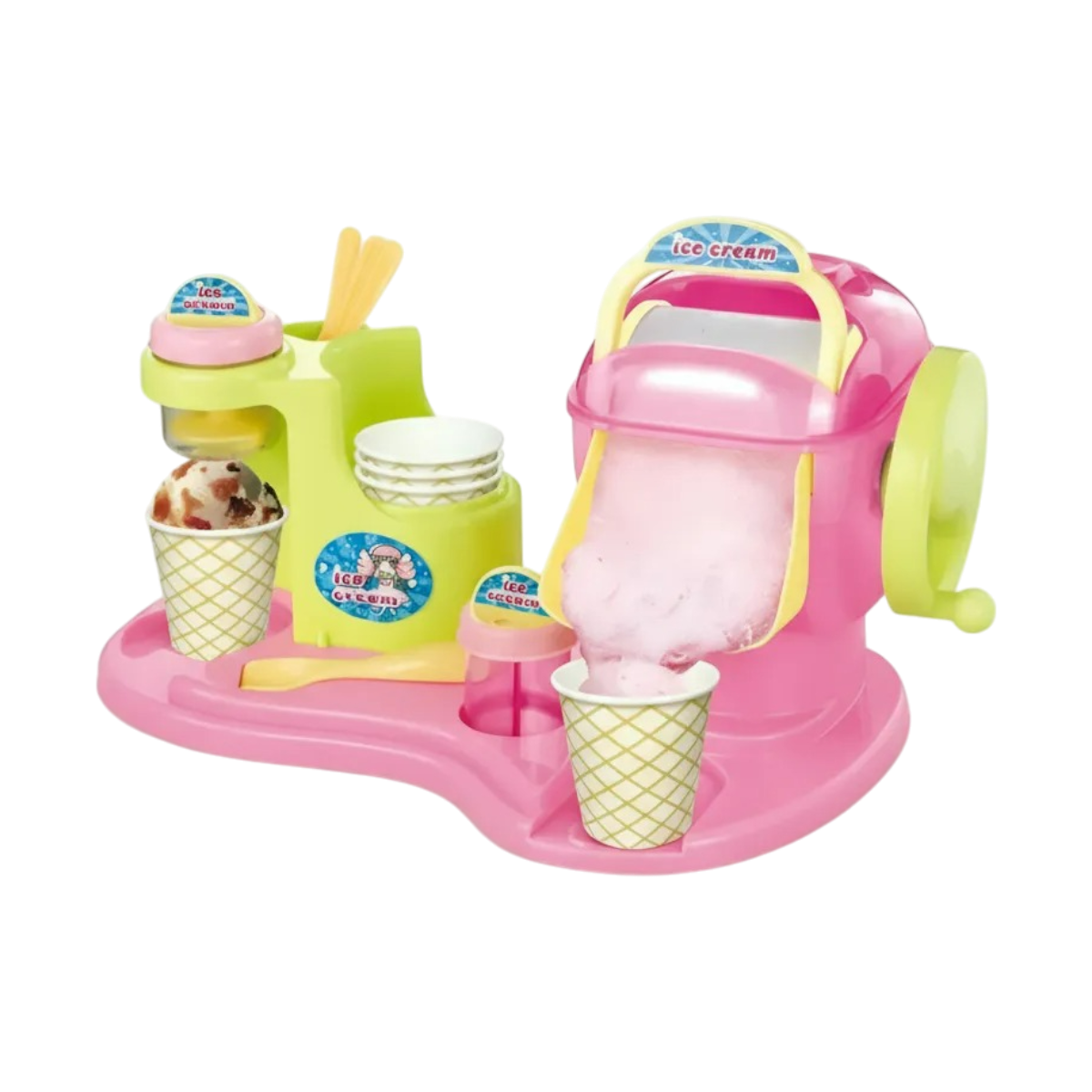 Máquina De Helado Manual Para Niños Con Accesorios 6699 Máquina De Helado Manual Para Niños Con Accesorios - Imagen 1