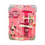 Set Cocina Maletín 3 En 1 Con Rodachines Para Niñas - Imagen 5