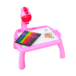 Set Proyector De Dibujo Para Niños Con Mesa De Arte Y Luz Led - Imagen 10