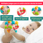 Sonajero Sensorial Llama Dientes Para Bebé Huanger - Imagen 3