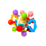 Sonajero Sensorial Llama Dientes Para Bebé Huanger - Imagen 5