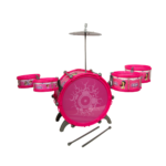 Batería Musical Pink Star Studio de 6 Piezas - Imagen 3