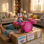 Batería Musical Pink Star Studio de 6 Piezas - Imagen 2