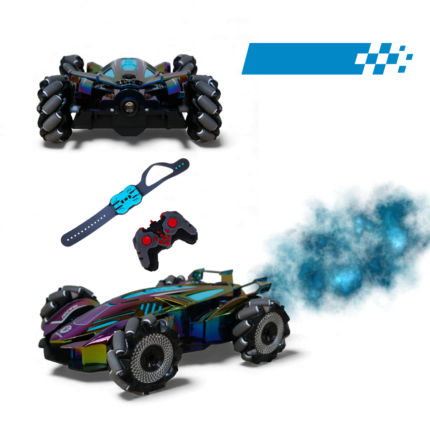 Carro Acrobático 4x4 A Control Remoto Con Luces Led