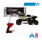 Carro Monster Truck 6x6 A Control Remoto Con Suspensión Elevada