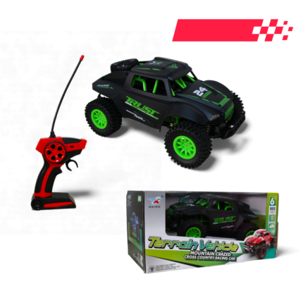 Carro Todoterreno 4x4 Para Niño A Control Remoto Con Llantas De Tracción