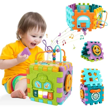 Cubo Didáctico y Sensorial 6 en 1 Huanger