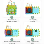 Cubo Didáctico y Sensorial 6 en 1 Huanger - Imagen 5