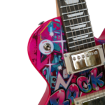 Guitarra Eléctrica Star Pink Con Micrófono Y Amplificador - Imagen 7