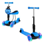 Scooter Mariquita 3 En 1 Con Asiento Y Ruedas LED - Imagen 2