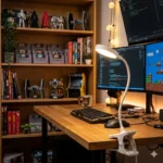 Lámpara click para Escritorio Led Recargable Touch - Imagen 2